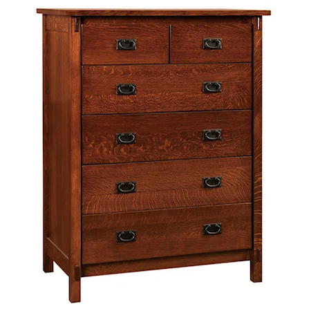 Traditional 6-Drawer Chest